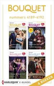 Cathy Williams Bouquet e-bundel nummers 4189 - 4192 -   (ISBN: 9789402547696)