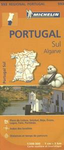 Michelin 593 Portugal Sul, Algarve -   (ISBN: 9782067184763)
