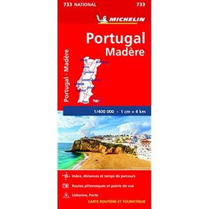 Michelin 733 Portugal en Madeira 2022 -   (ISBN: 9782067243934)
