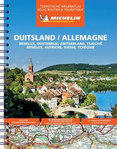 Michelin 9 Michelin Atlas Duitsland, Benelux, Oostenrijk, Zwitserland, Tsjechië -   (ISBN: 9782067255067)