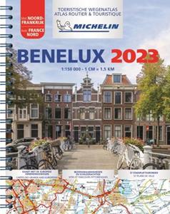 Michelin Editions Michelin Straßenatlas Benelux mit Spiralbindung