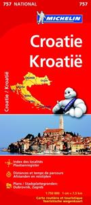 Michelin 757 Kroatië -   (ISBN: 9782067259126)