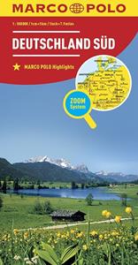 marcopolokaarten Marco Polo Wegenkaart Duitsland Zuid -   (ISBN: 9783829738194)