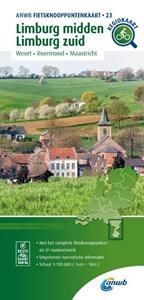 Anwb Fietsknooppuntenkaart Limburg midden, Limburg zuid 1:100.000 -   (ISBN: 9789018046965)