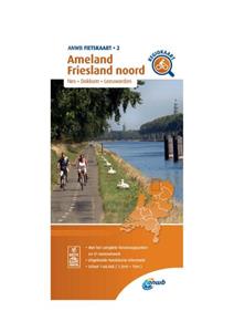 Anwb Fietskaart Ameland, Friesland noord 1:66.666 -   (ISBN: 9789018047030)