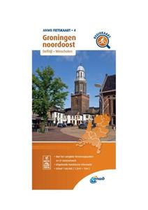Anwb Fietskaart Groningen noordoost 1:66.666 -   (ISBN: 9789018047054)