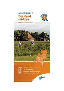 Anwb Fietskaart Friesland midden 1:66.666 -   (ISBN: 9789018047085)