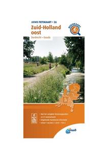 Anwb Fietskaart Zuid-Holland oost 1:66.666 -   (ISBN: 9789018047276)