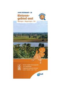 Anwb Fietskaart Rivierengebied oost 1:66.666 -   (ISBN: 9789018047290)