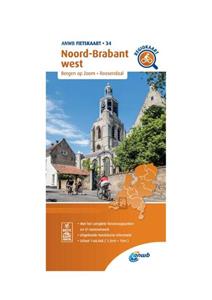 Anwb Fietskaart Noord-Brabant west 1:66.666 -   (ISBN: 9789018047351)