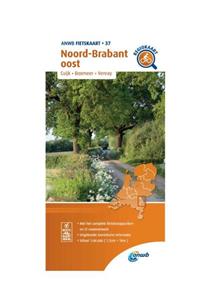Anwb Fietskaart Noord-Brabant oost 1:66.666 -   (ISBN: 9789018047382)