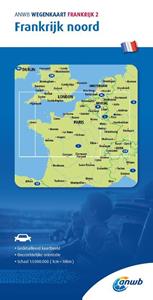 Anwb Retail ANWB Wegenkaart Frankrijk 2. Frankrijk Noord -   (ISBN: 9789018048334)