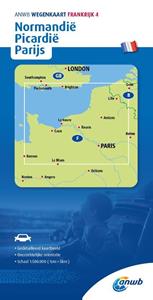 Anwb Retail ANWB*Wegenkaart Frankrijk 4. Normandie/Picardie/Parijs -   (ISBN: 9789018048358)