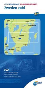 Anwb Retail ANWB Wegenkaart Scandinavië/IJsland 5. Zweden-Zuid -   (ISBN: 9789018048594)
