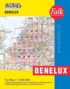 Falkplan Falk Autokaart Benelux Routiq -   (ISBN: 9789028730519)