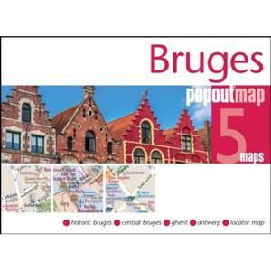 Compass Maps Bruges Popout Map