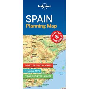 Lonely Planet: Spain Planning Map (1st Ed)