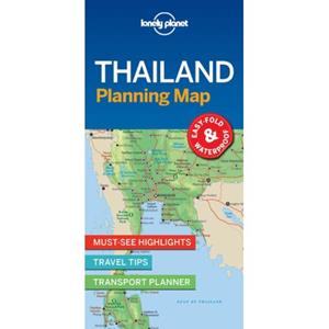 Lonely Planet  Thailand Planning Map (1st Ed)