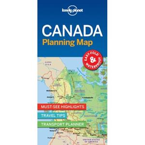 Lonely Planet  Canada Planning Map (1st Ed)