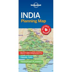 Lonely Planet  India Planning Map (1st Ed)