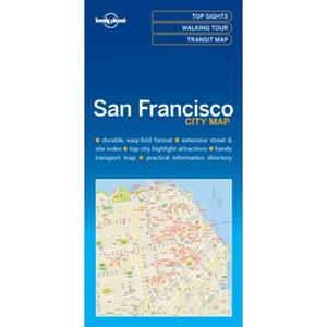 Lonely Planet  City Map San Francisco (1st Ed)