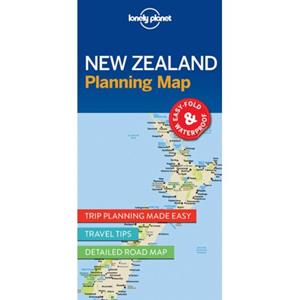 Lonely Planet Publications Lonely Planet New Zealand Planning Map