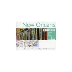 Van Ditmar Boekenimport B.V. New Orleans Popout Map