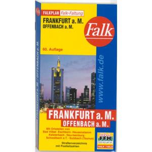 Van Ditmar Boekenimport B.V. Falk Falkplan Falkfaltung Frankfurt A.M. / Offenbach A.M. 1 : 16 500 - 1 : 27 500