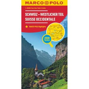 Mairdumont MARCO POLO Regionalkarte Schweiz 01 - westlicher Teil 1:200.000