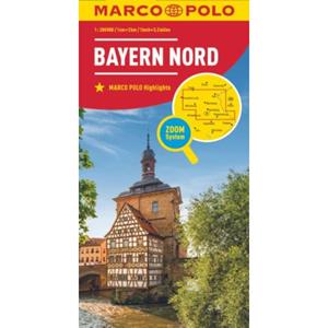 62damrak Marco Polo Regionalkarte Deutschland 12 Bayern Nord 1:200.000