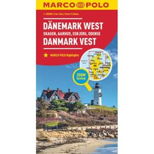 Mairdumont MARCO POLO Regionalkarte Dänemark West 1:200.000