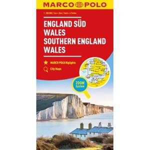 Mairdumont MARCO POLO Regionalkarte England Süd, Wales 1:300.000