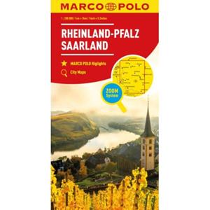 Mairdumont MARCO POLO Regionalkarte Deutschland 10 Rheinland-Pfalz, Saarland 1:200.000