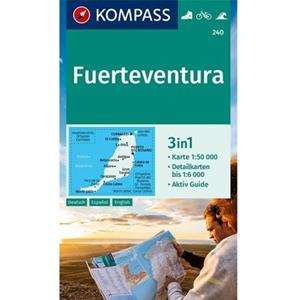 Kompass Karten GmbH KOMPASS Wanderkarte Fuerteventura 1:50 000