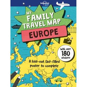 Lonely Planet  My Family Travel Map - Europe (1st Ed)