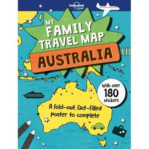 Lonely Planet  My Family Travel Map - Australia (1st Ed)