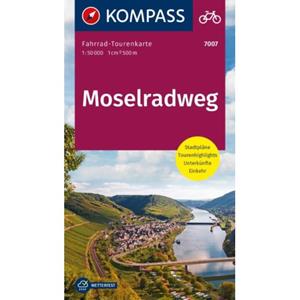Kompass-Karten KOMPASS Fahrrad-Tourenkarte Moselradweg 1:50.000