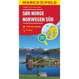 MairDuMont MARCO POLO Regiokarte N Norwegen Süd 1:325 000