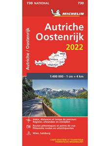 Michelin 730 Oostenrijk 2022 -   (ISBN: 9782067255494)