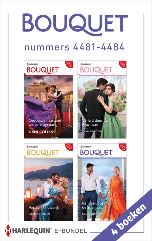 Clare Connelly Bouquet e-bundel nummers 4481 - 4484 -   (ISBN: 9789402563696)