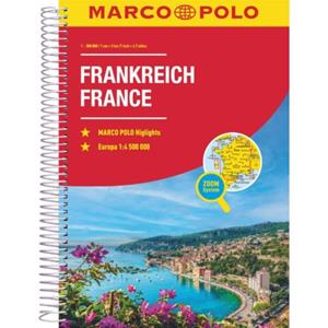 62damrak Marco Polo Reiseatlas Frankreich 1:300.000