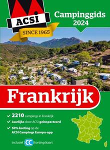 Acsi Campinggids Frankrijk 2024 -   (ISBN: 9789493182554)