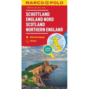 Mairdumont MARCO POLO Regionalkarte Schottland, England Nord 1:300.000
