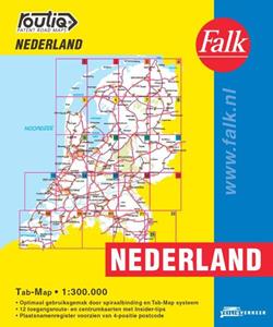 Falkplan Falk autokaart Nederland Routiq -   (ISBN: 9789028730502)