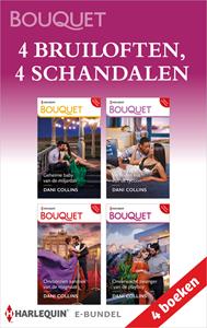 Dani Collins 4 Bruiloften, 4 Schandalen -   (ISBN: 9789402564792)