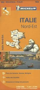 Michelin 562 Italie Nord-Est - Noordoost-Italië -   (ISBN: 9782067183957)