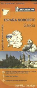 Michelin 571 España Noroeste: Galicia -   (ISBN: 9782067184077)