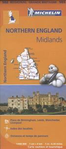 Michelin 502 Northern England, Midlands -   (ISBN: 9782067183230)