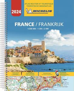 62damrak Michelin Wegenatlas Frankrijk 2024 - Michelin Atlassen