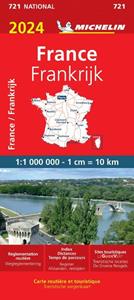 Michelin Wegenkaart 721 Frankrijk 2024 -   (ISBN: 9782067262294)
